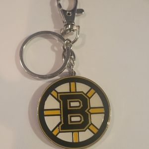 Metal Bruins Keychain never used